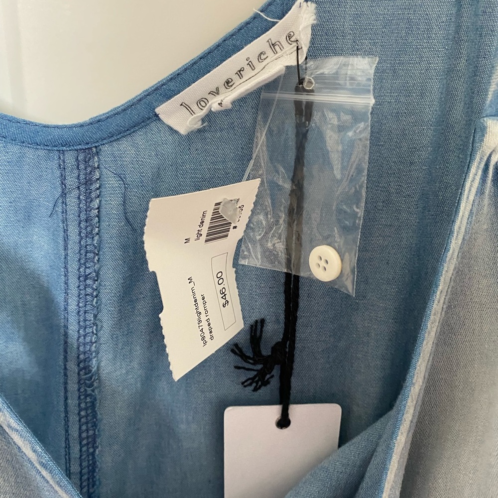 Love Riche denim romper - Picture 3 of 5